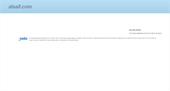 Desktop Screenshot of alsaif.com